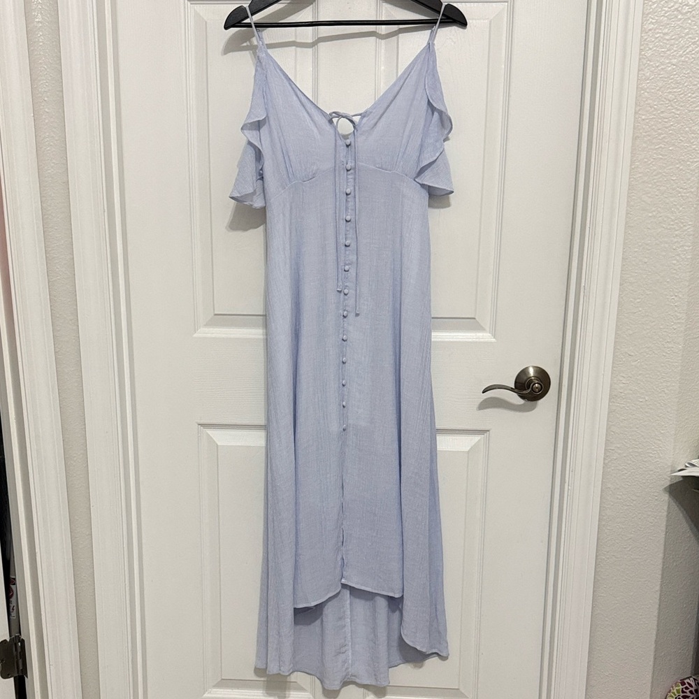 Astr the label women’s blue button dress